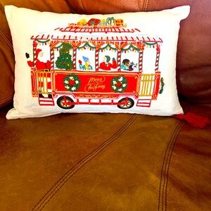 Christmas throw pillow from Target